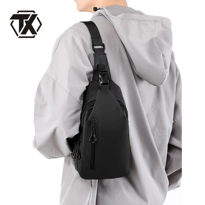 铁迅单肩包 T9 黑色/绿色/灰色 个