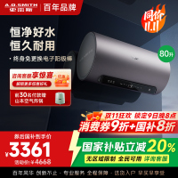 AO史密斯80升电热水器 国家补贴 金圭内胆 双棒分离速热 免换镁棒 免清洗 E80ED8
