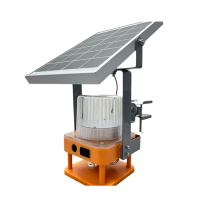 OHUI OHJW3145 3W LED 太阳能声光警示灯 IP66 DC3.7V 1800K 盏 黄色