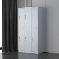中豫鑫泽ZYXZ4071957铁皮更衣柜储物柜办公柜鞋柜 6门更衣柜(加厚款)