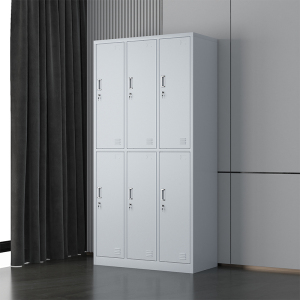 中豫鑫泽ZYXZ4071957铁皮更衣柜储物柜办公柜鞋柜 6门更衣柜(加厚款)