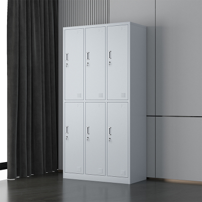 中豫鑫泽ZYXZ4071957铁皮更衣柜储物柜办公柜鞋柜 6门更衣柜(加厚款)