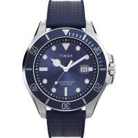 Timex/天美时中性潜水风格腕表mm蓝色太阳纹表盘防水米