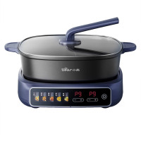 小熊(Bear)电火锅DHG-Q65V1 鸳鸯锅6.5L 家用火锅[分控鸳鸯] 9档精妙控温