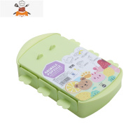 又妈优选 硅胶雪糕模具家用自制做冰糕冰棒迷你冰棍冰淇淋冻冰格 敬平 小船形-绿色