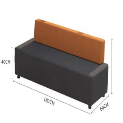 白寅 BY-PUSF-001 PU面料沙发 多人位(单位:张)