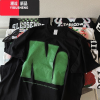 YIBUSHENGt恤220克欧美复古辣妹显瘦女百搭内搭短袖美式上衣打底衫