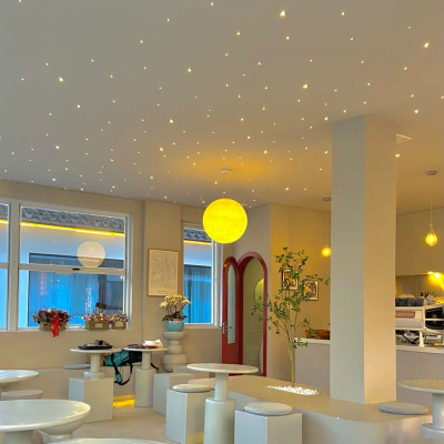 满天星射灯星空灯吊顶小筒灯古达迷你嵌入式无主灯led彩色猫眼灯三色