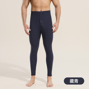 加肥加大秋裤男士薄款德绒保暖裤男款内穿高弹秋冬打底裤螺纹单裤