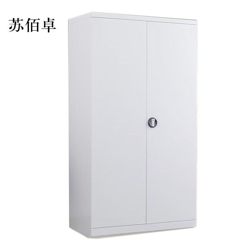 苏佰卓工具柜加厚铁皮储物柜工厂车间用带抽屉汽修多功能收纳柜通门无网柜灰白色