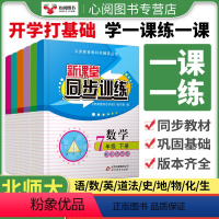 同步练习全7册[默认数学北师大] 七年级下 [正版]2024新课堂同步训练数学七八九年级上册课堂辅导北师大专项训练一