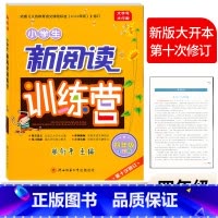 新阅读训练营 [全彩版] 小学四年级 [正版]小学生新阅读训练营 四4年级全彩版上下册人教版通用 腾衍平主编/第十次修订