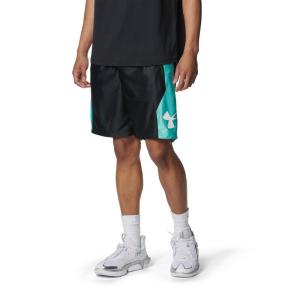 Under Armour男士篮球运动透气速干宽松训练篮球裤多功能运动短裤 Black_×_Blue LL