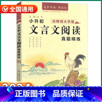 小升初文言文阅读 小学六年级 [正版]2024新版 优+小升初文言文阅读真题精练 小学一1二2三3四4五5六6年级上册下