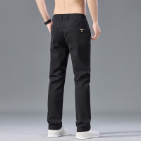 夏季男士棉男式休闲裤直筒宽松商务通勤西裤薄款透气百搭长裤子男