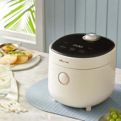 小熊(Bear)电饭煲电饭锅1.6L迷你家用小容量一键快煮饭微压多功能预约定时配蒸笼蒸饭器DFB-C16K1陶瓷油内胆