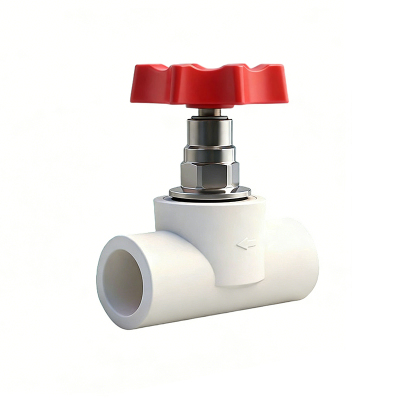 LONMATE 白色PPR加厚不锈钢阀芯截止阀32mm(1寸) 一个