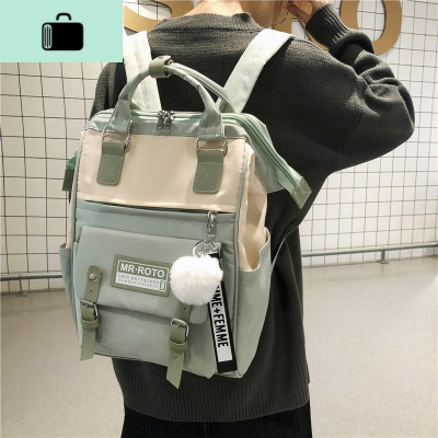 2020新款书包女韩版高中森系中学生初中生双肩包日系少女校园背包NEW LAKE