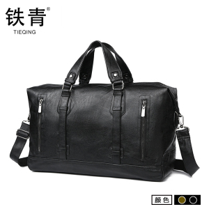 铁青手提包大容量出差旅游包商务短途行李包休闲斜挎健身包R4 个 拍下备注颜色