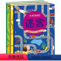 [正版]幼儿脑力挑战游戏书玩转大迷宫大冒险全3册3-4-5-6周岁宝宝趣味迷宫书早教书启蒙找不同益智 儿童专注力观察力