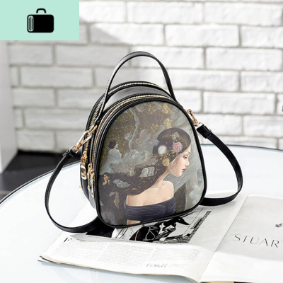 双肩包女士小包包2020新款时尚潮小背包百搭单肩斜挎包韩版少女包NEW LAKE女士单肩包