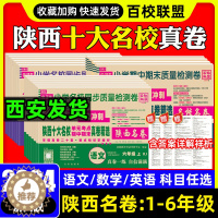[醉染正版]2024版陕西十大名校真卷一年级二年级三年级四年级五年级六年级上册试卷测试卷全套语文数学英语人教版北师大小学