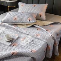 家柏饰(CORATED)泰国乳胶凉席三件套夏季1.8m床可水洗折叠冰丝席子1.5米空调软席