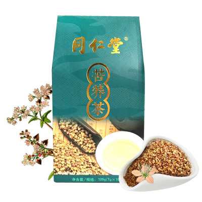 北京同仁堂（TRT）苦荞茶126g养生茶独立小包装（7g×18袋）