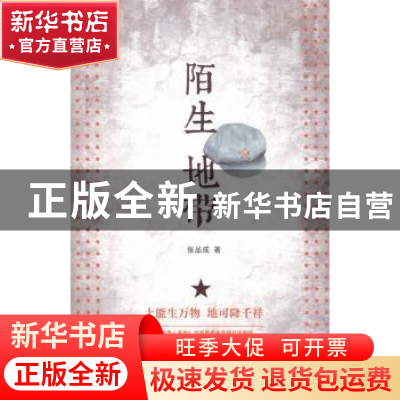 正版 陌生地带 张品成著 上海文艺出版社 9787532160358 书籍