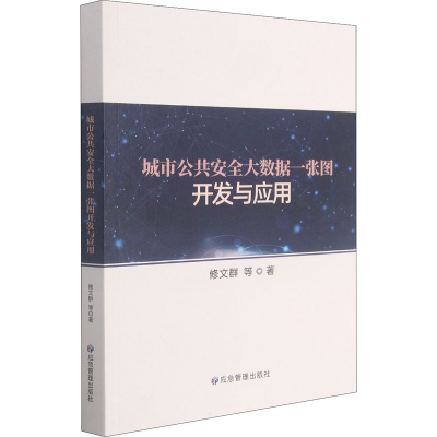 醉染图书城市公共安全大数据一张图开发与应用97875020869