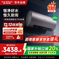 AO史密斯60升电热水器 国家补贴 金圭内胆 双棒分离速热 免换镁棒 免清洗 E60ED8