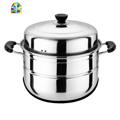 蒸饭锅隔水蒸煮家用热饭蒸米锅不锈钢多功能真锅蒸锅加厚32cm FENGHOU 30cm