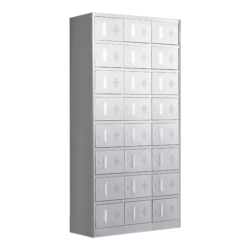 正斌不锈钢更衣柜储物柜更衣室储物柜员工衣柜201二十四门储物柜