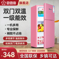 香雪海 小冰箱 家用小型双门冰箱 一级能效电冰箱 迷你小型节能冷藏冷冻 租房 宿舍冰箱 42S118E 粉色