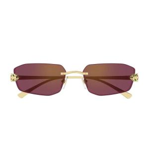 Cartier卡地亚太阳镜女遮光彰显个性活动铰链轻便佩戴金属框