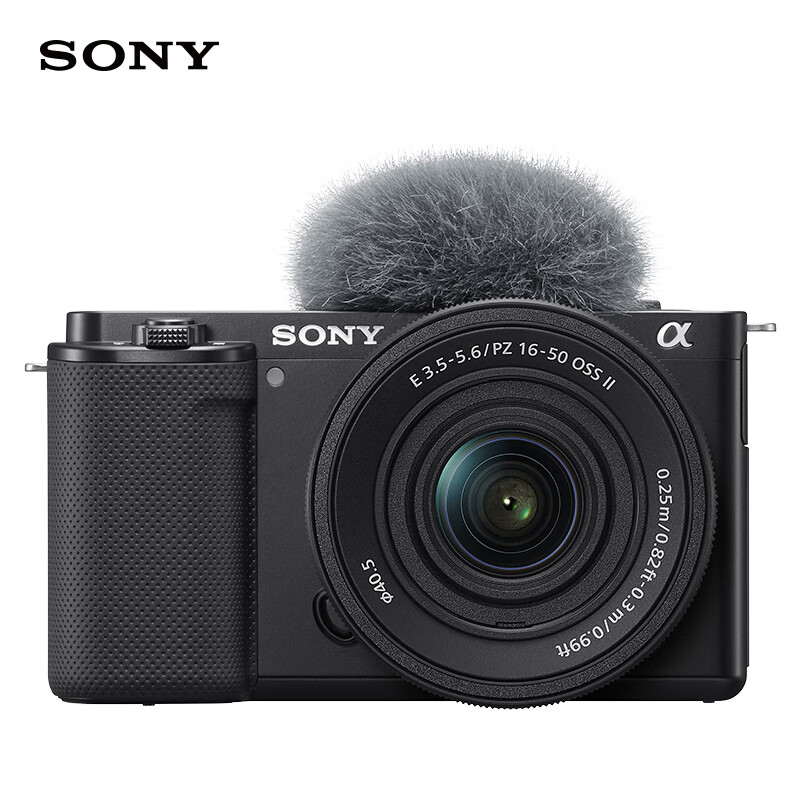 索尼(SONY) ZV-E10K 新升级标准镜头套装 16-50mm新套机镜头微单相机黑色