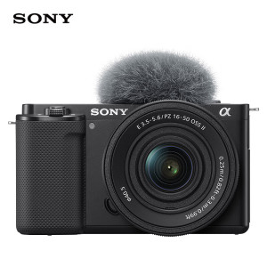 索尼(SONY) ZV-E10K 新升级标准镜头套装 16-50mm新套机镜头微单相机黑色