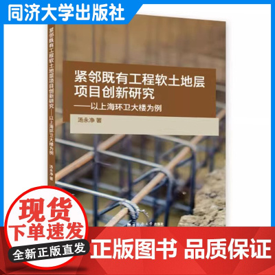 紧邻既有工程软土地层项目创新研究——以上海环卫大楼为例 汤永净 同济大学出版社