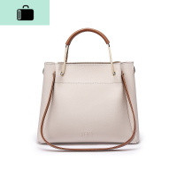 手提包大容量时尚斜挎包水桶包2020韩版新款学生名牌包包女NEW LAKE 米白色