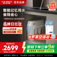 AO史密斯净水器全时高水效专利MAX3.0反渗透滤芯1.6升/分钟升级款厨下式直饮净水机R1600HWi-EE