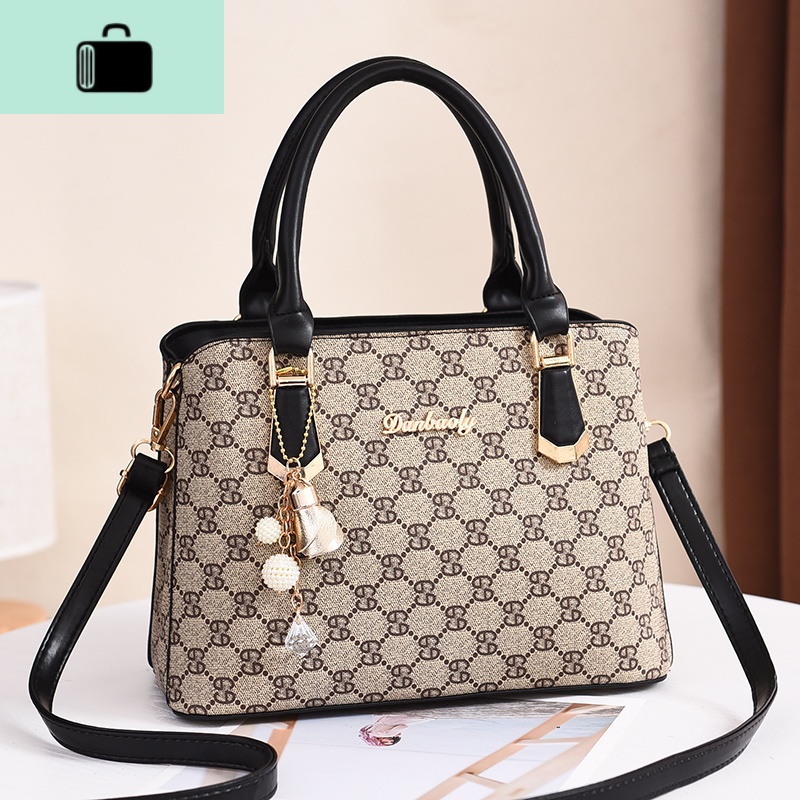 女包2020新款大气包包女手提包韩版潮时尚中年妈妈包斜挎包大容量NEW LAKE女斜挎包