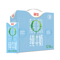 德亚(Weidendorf) 欧洲优选纯牛奶200ml*12盒礼盒早餐奶 脱脂纯牛奶200ml*12礼盒