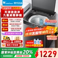 [官方正品]小天鹅10公斤直驱变频深层除螨抗菌超净一键智洗波轮洗衣机自动断电全自动 TB100V26DT以旧换新