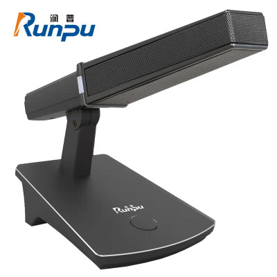 润普Runpu会议音频扩声系统 专业有线手拉手麦克风会议话筒鹅颈桌面方杆款代表单元RP-YCL9-9619L