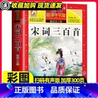 [3本32元]宋词三百首 [正版]宋词三百首原著小学生一二三四年级上下册阅读课外书必书籍经典书目儿童文学故事快乐读书吧彩