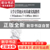 正版 大学计算机应用基础实践教程(Windows 7+Office 2013) 姜文