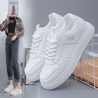 秋季新款韩版ins透气小白鞋女低帮休闲板鞋厚底松糕鞋