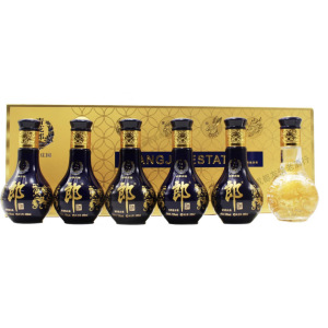 郎酒 青花郎生肖小酒礼盒53度100ml*6 酱香型白酒