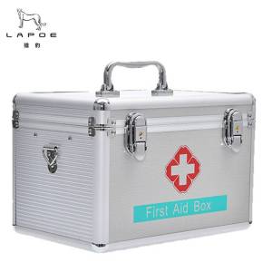 猎豹 铝合金医药箱急救箱(空箱) A12寸/个