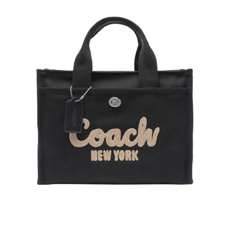 COACH蔻驰女士单肩包 精致流行双手柄可调拆卸肩带logo标识休闲手提包